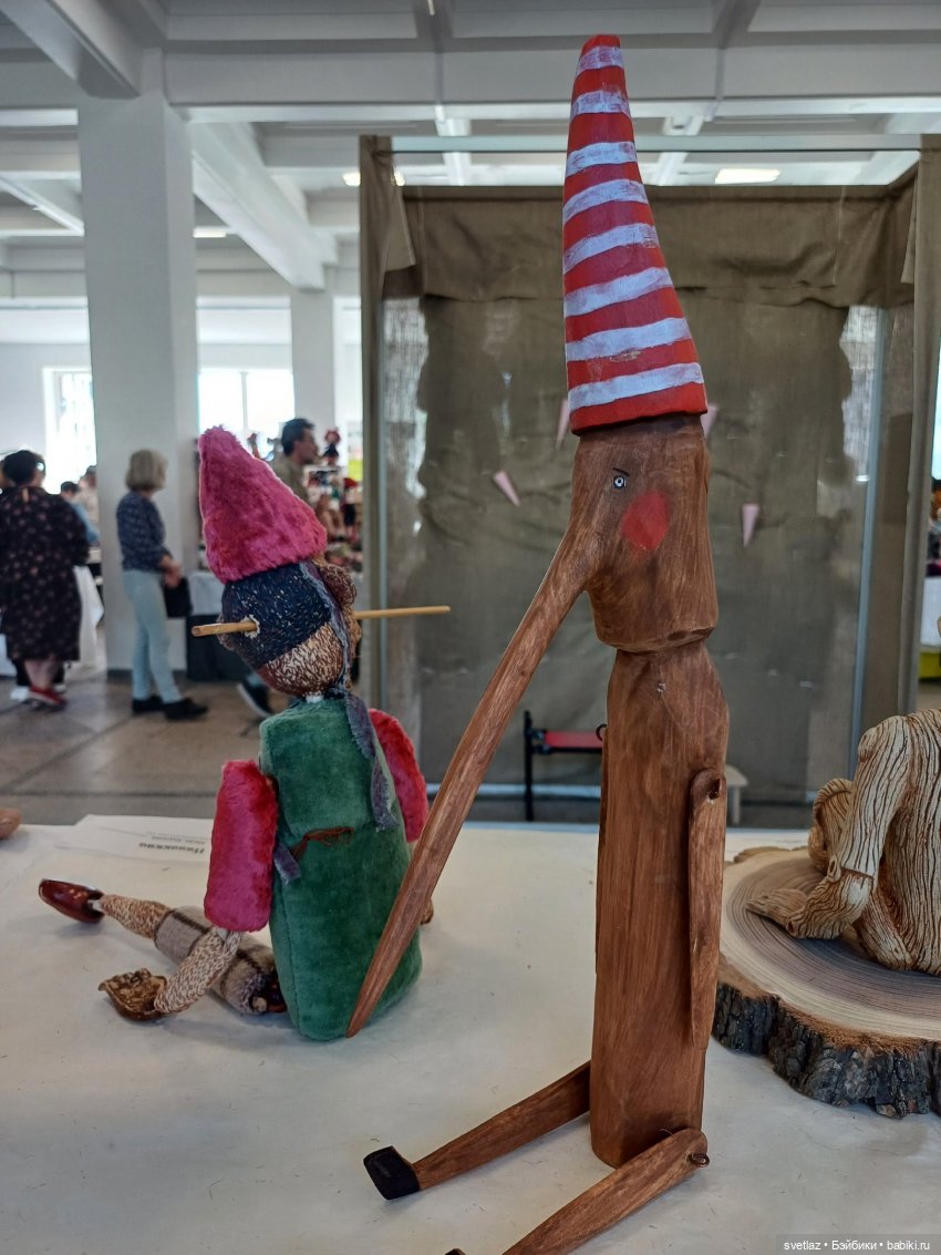 Проект Пиноккио.Буратино. на выставке "Время кукол" в Санкт-Петербурге