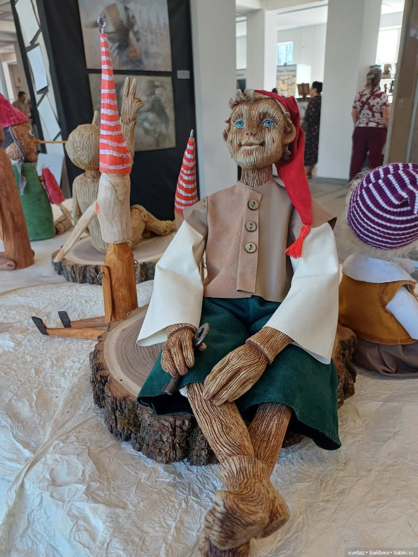 Проект Пиноккио.Буратино. на выставке "Время кукол" в Санкт-Петербурге