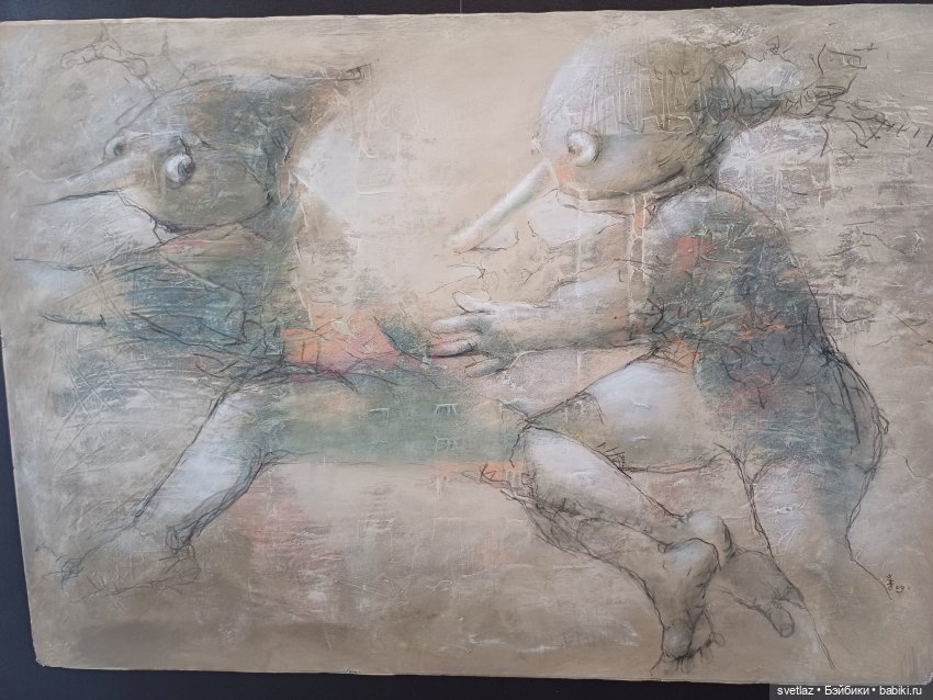 Проект Пиноккио.Буратино. на выставке "Время кукол" в Санкт-Петербурге