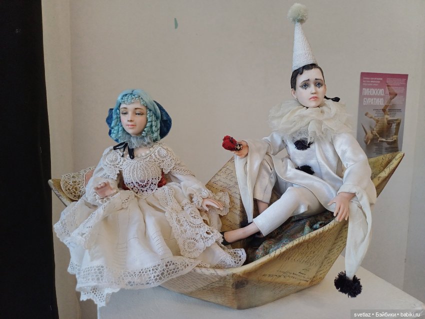 Проект Пиноккио.Буратино. на выставке "Время кукол" в Санкт-Петербурге