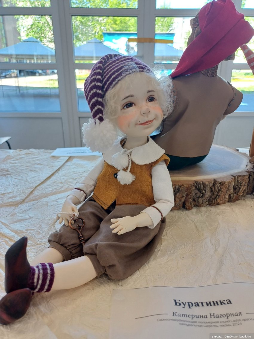 Проект Пиноккио.Буратино. на выставке "Время кукол" в Санкт-Петербурге