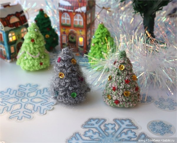 Новогодние вязаные игрушки (фото 5)