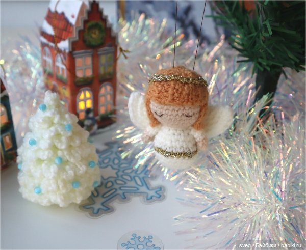 Новогодние вязаные игрушки (фото 9)