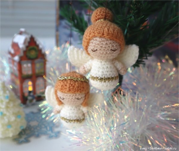 Новогодние вязаные игрушки (фото 10)