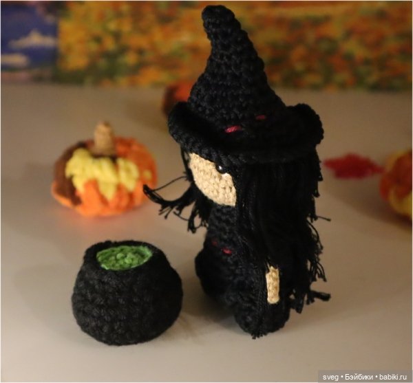 Вязаная компания на Хэллоуин (фото 7)