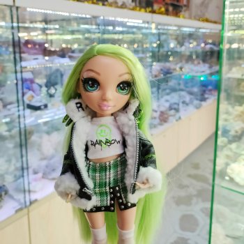 Джейд в музее "Мир камня"