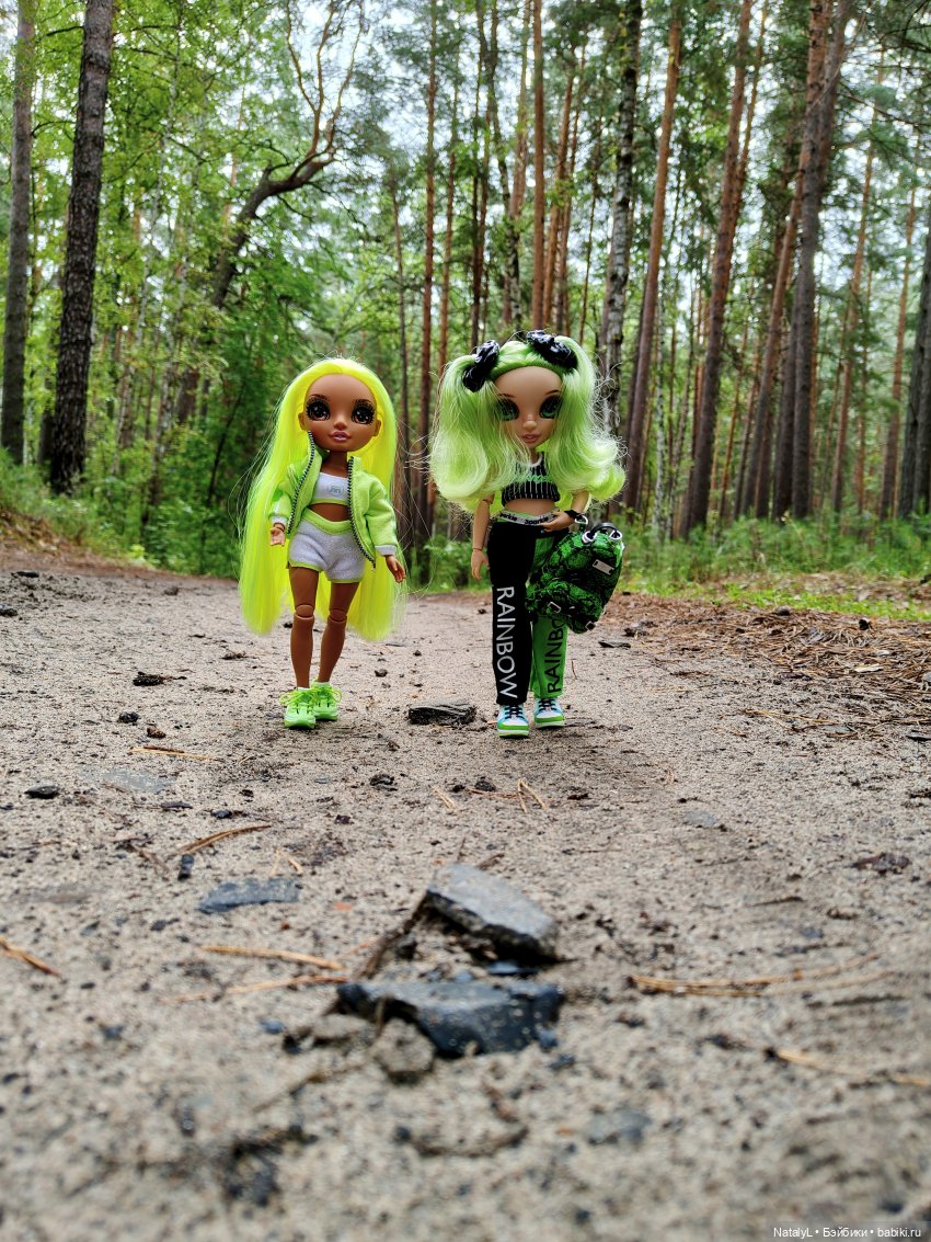 Зеленые на зеленом — Куклы Rainbow High (Рейнбоу Хай