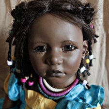 Моя первая кукла - Ayoka от Annette Himstedt