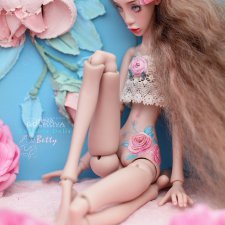 *Betty* - BJD авторская коллекционная шарнирная полиуретановая кукла