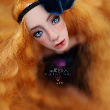 харизматичная Eva - шарнирная BJD куколка в моей новой серии