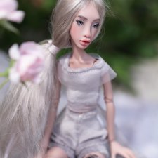 Nikole - презентация авторской шарнирной куклы Golikovaart