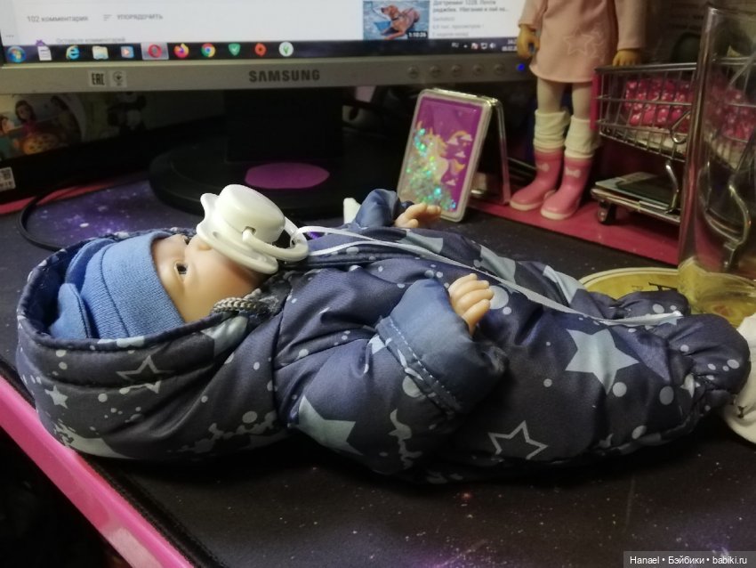 Малыш. 21 см. Обзор пупсика mini Golossinas