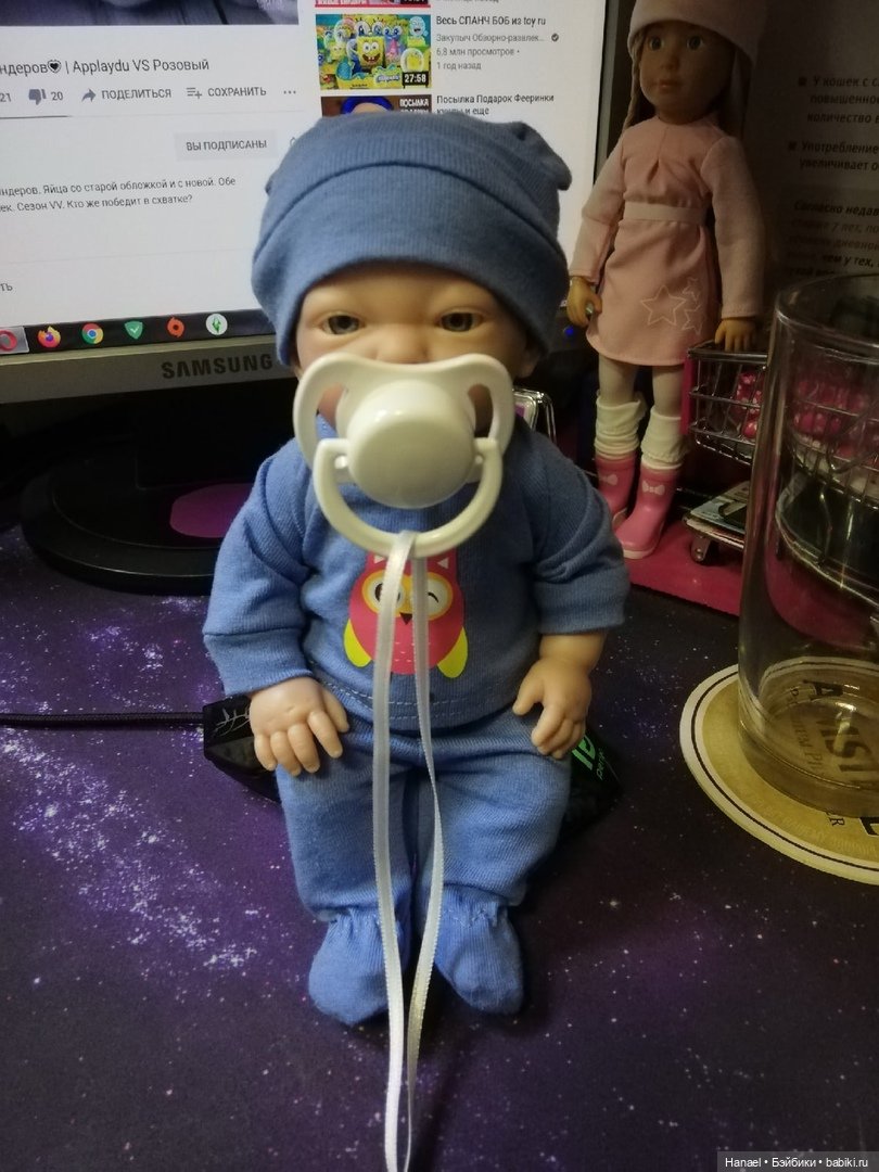 Малыш. 21 см. Обзор пупсика mini Golossinas