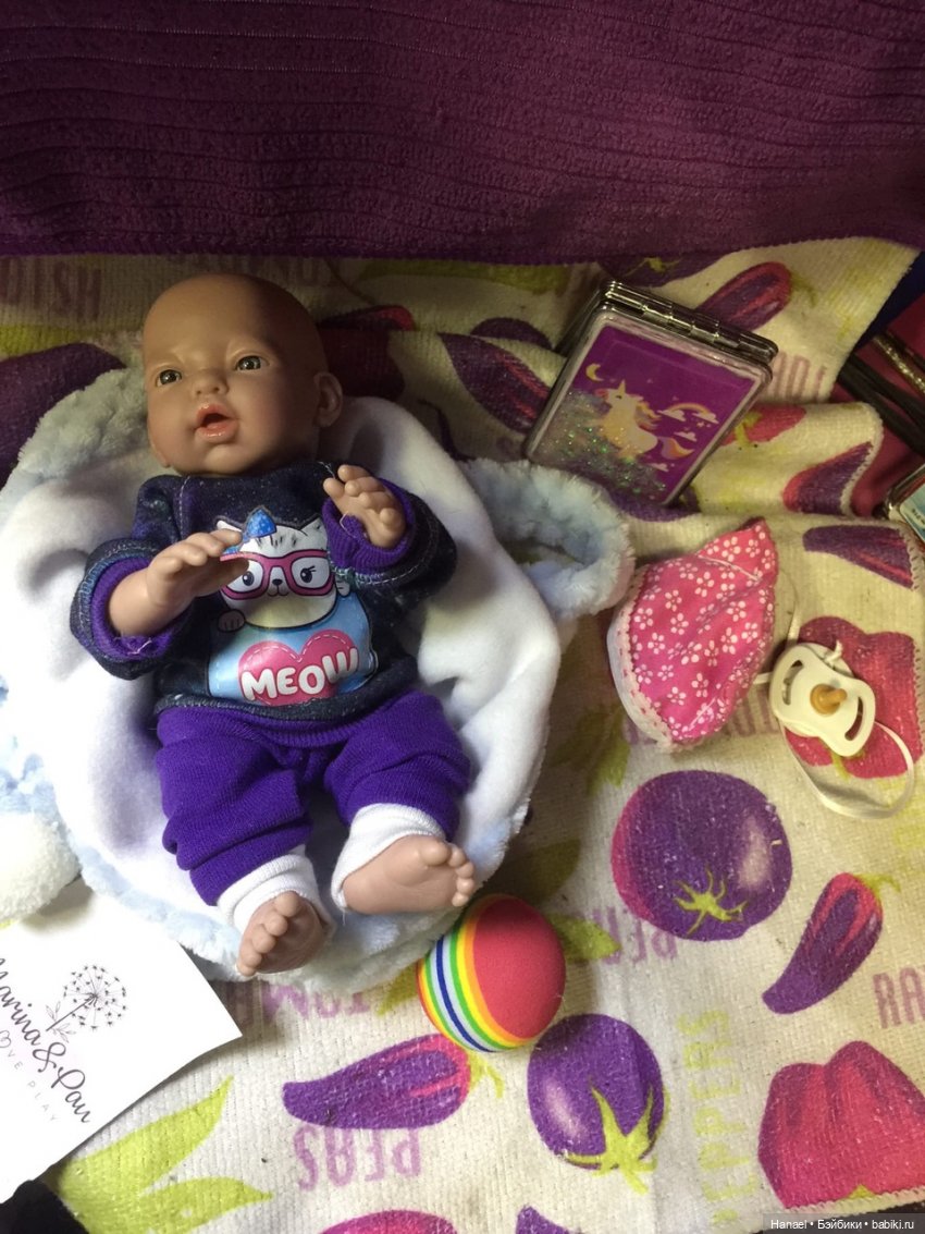 Малыш. 21 см. Обзор пупсика mini Golossinas (фото 3)