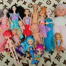 Лот кукол Барби, Симба, челси и др.