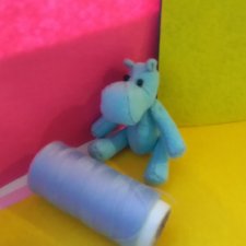 Вдохновение немного времени и вот вам бегемотик