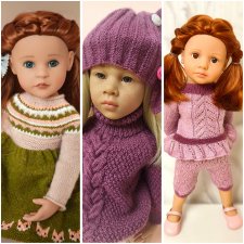 Вязаные комплекты для Готц 50 см