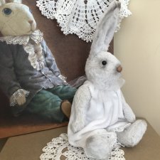Кролик, зайчик в технике тедди