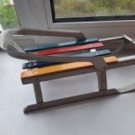 Санки для кукол