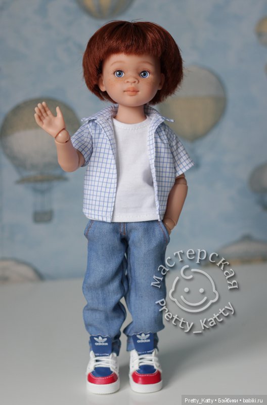 Конкурсные мальчишки Макс и Доминик ООАК Paola Reina (фото 4)