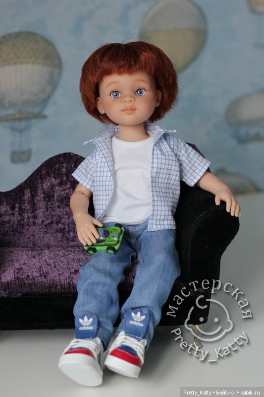 Конкурсные мальчишки Макс и Доминик ООАК Paola Reina (фото 6)