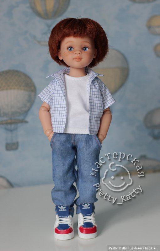 Конкурсные мальчишки Макс и Доминик ООАК Paola Reina (фото 5)