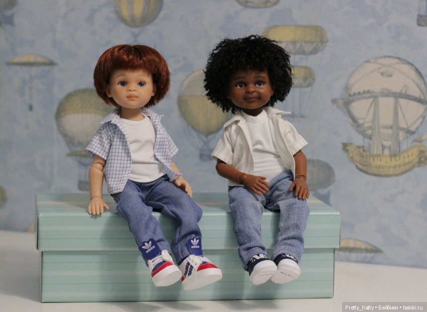 Конкурсные мальчишки Макс и Доминик ООАК Paola Reina (фото 2)