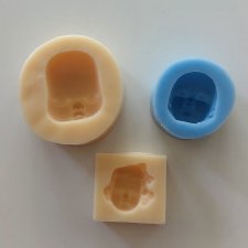 Силиконовые формы голов для ватных игрушек