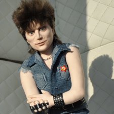 Портретная кукла Юрий Хой (Клинских), лидер группы «Сектор Газа»