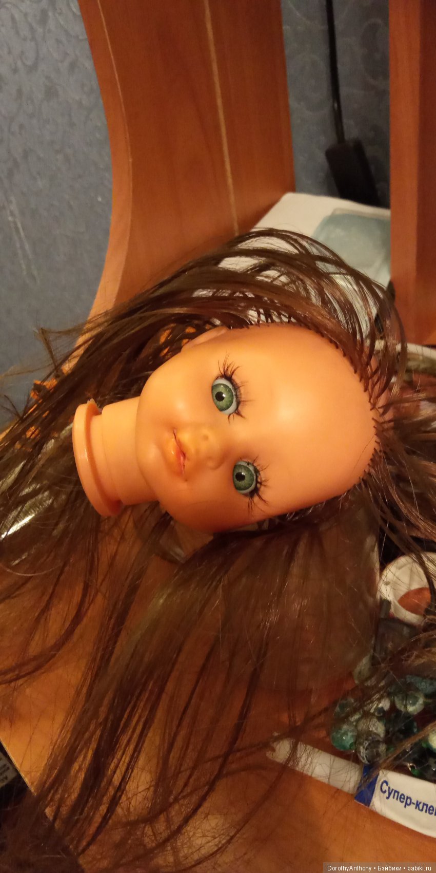 Метаморфозы Марты — Ремонт кукол СССР и ГДР (немок): чернота (фото 8)