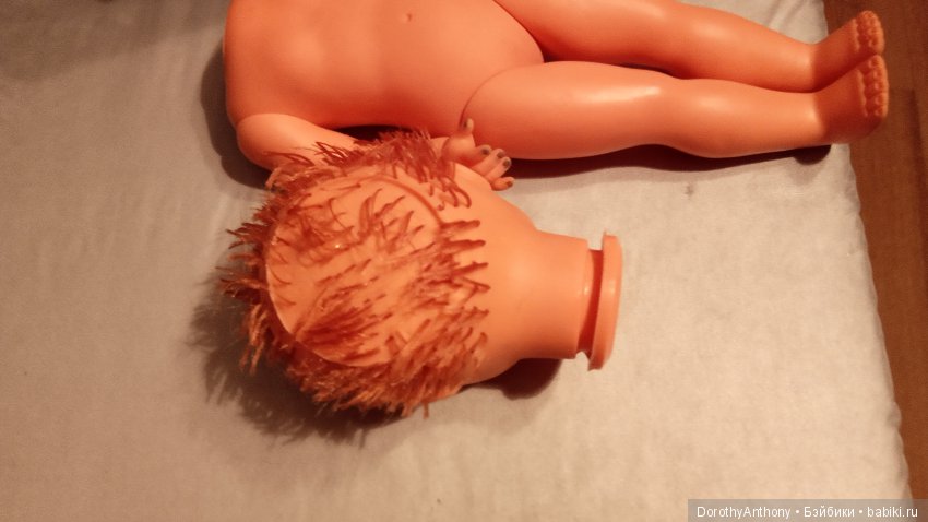 Метаморфозы Марты — Ремонт кукол СССР и ГДР (немок): чернота (фото 4)