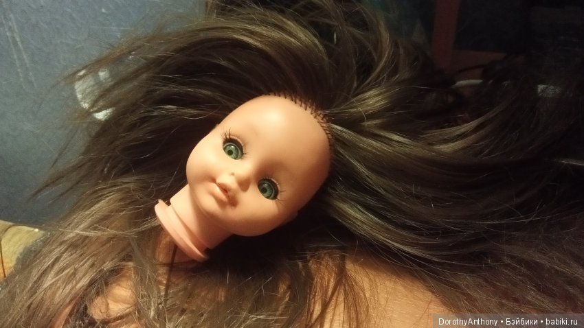 Метаморфозы Марты — Ремонт кукол СССР и ГДР (немок): чернота (фото 9)