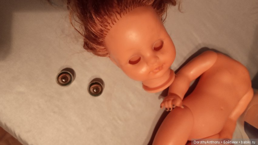 Метаморфозы Марты — Ремонт кукол СССР и ГДР (немок): чернота (фото 3)