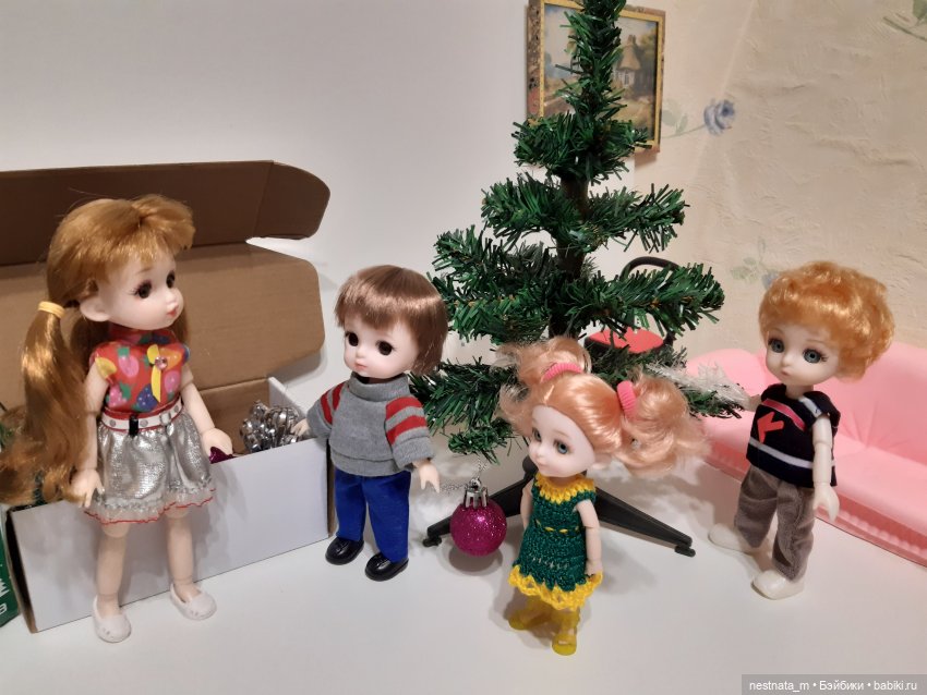 Украшение ёлочки — Куклы Baboliy (Баболи (фото 8)