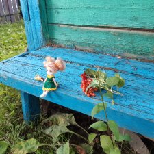 Милка на даче