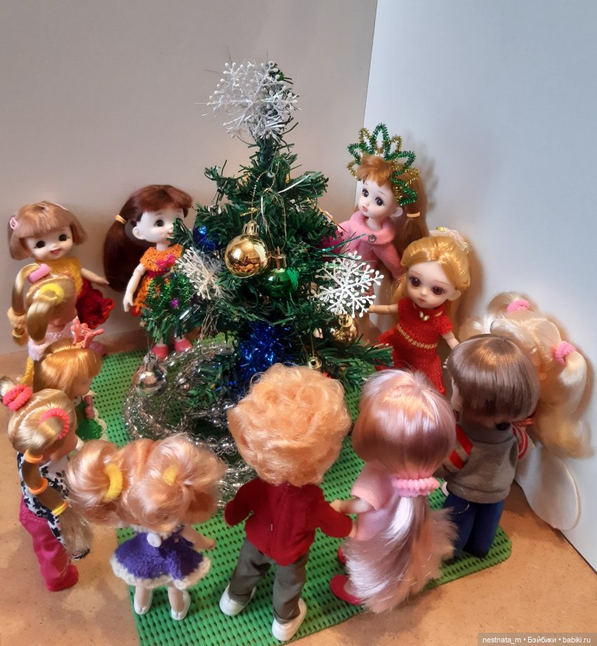 Ёлка у малышни — Куклы Baboliy (Баболи (фото 3)