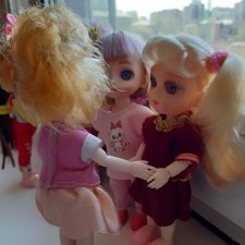 В гостях у Лиды и Ксюши.