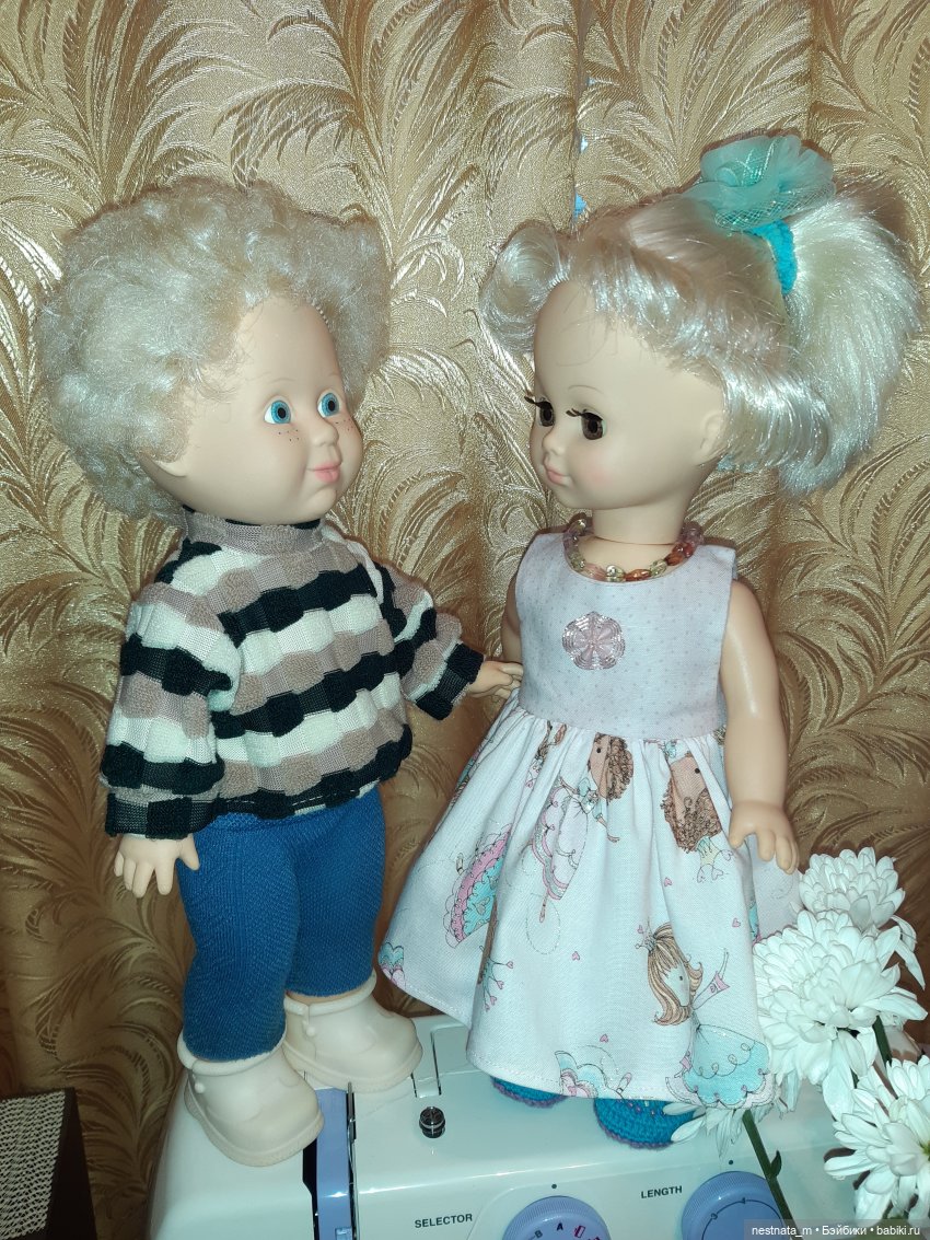 Гостья и Павлуша — Российские куклы Весна (фото 6)