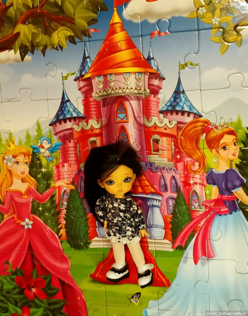 Моя дочка любит пазлы... и кукол