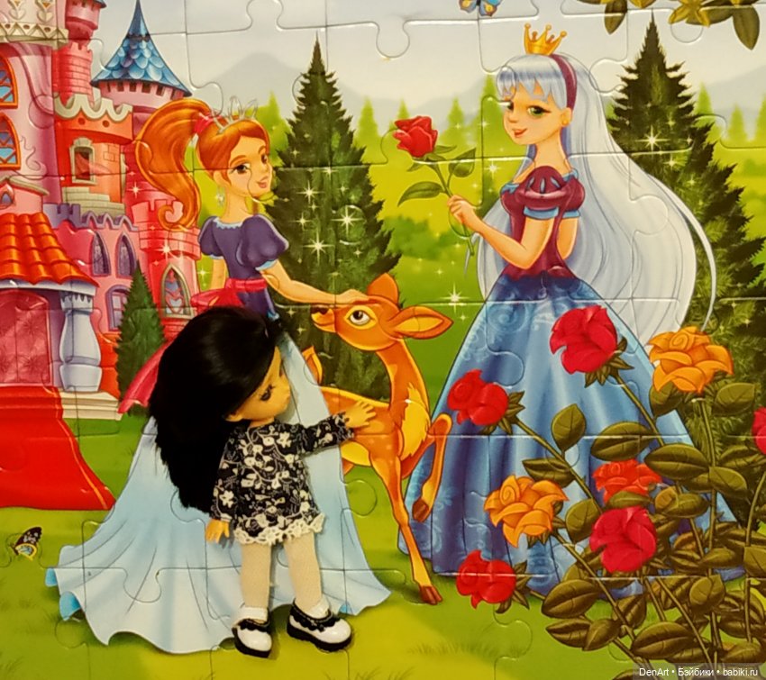 Моя дочка любит пазлы... и кукол