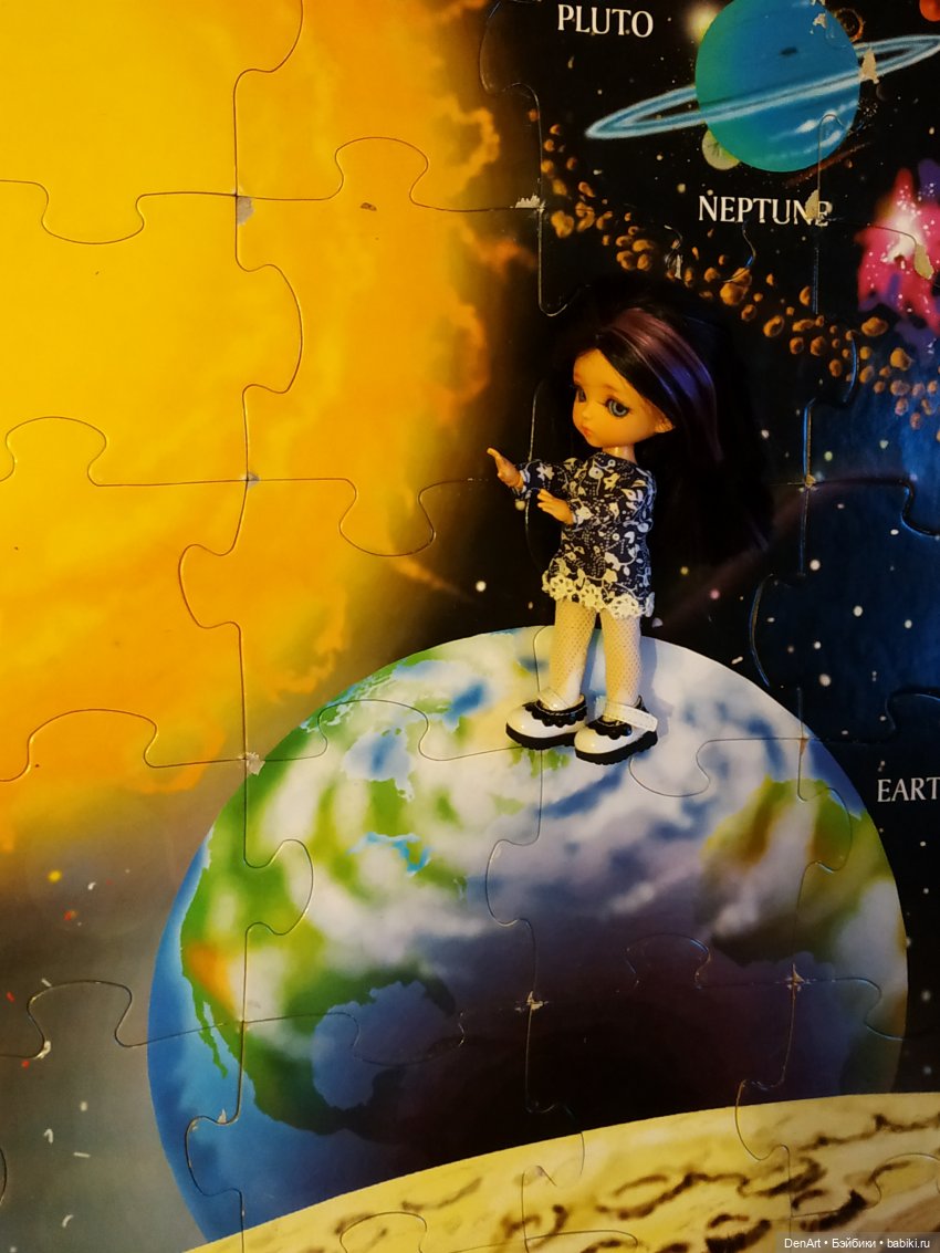 Моя дочка любит пазлы... и кукол