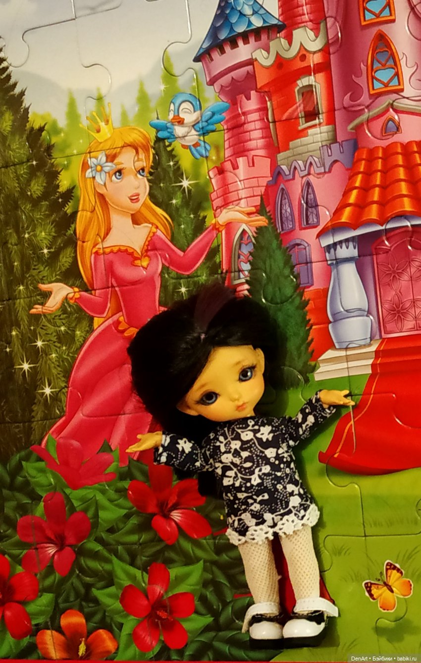 Моя дочка любит пазлы... и кукол