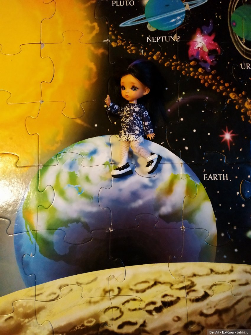 Моя дочка любит пазлы... и кукол