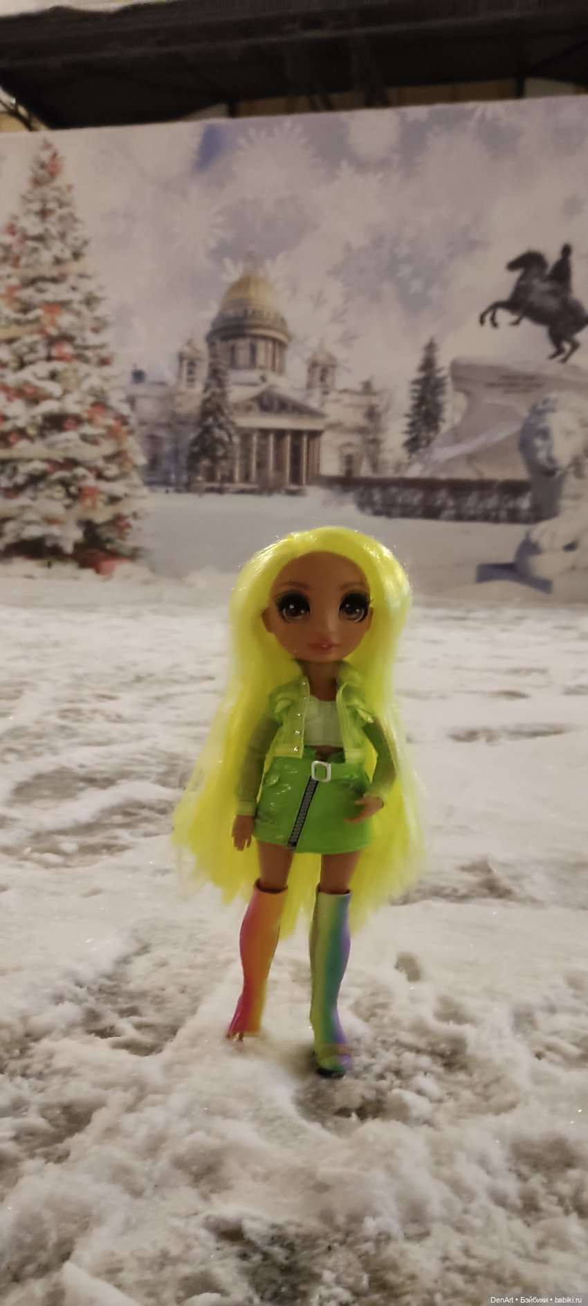 Зимний Питер с Кармой — Куклы Rainbow High (Рейнбоу Хай