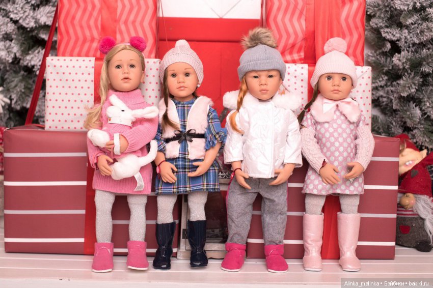 Девочки из последних спецвыпусков фабрики Gotz Анна в Париже, Лили в Лондоне, Мила в Моритц, Амелия из Вены.