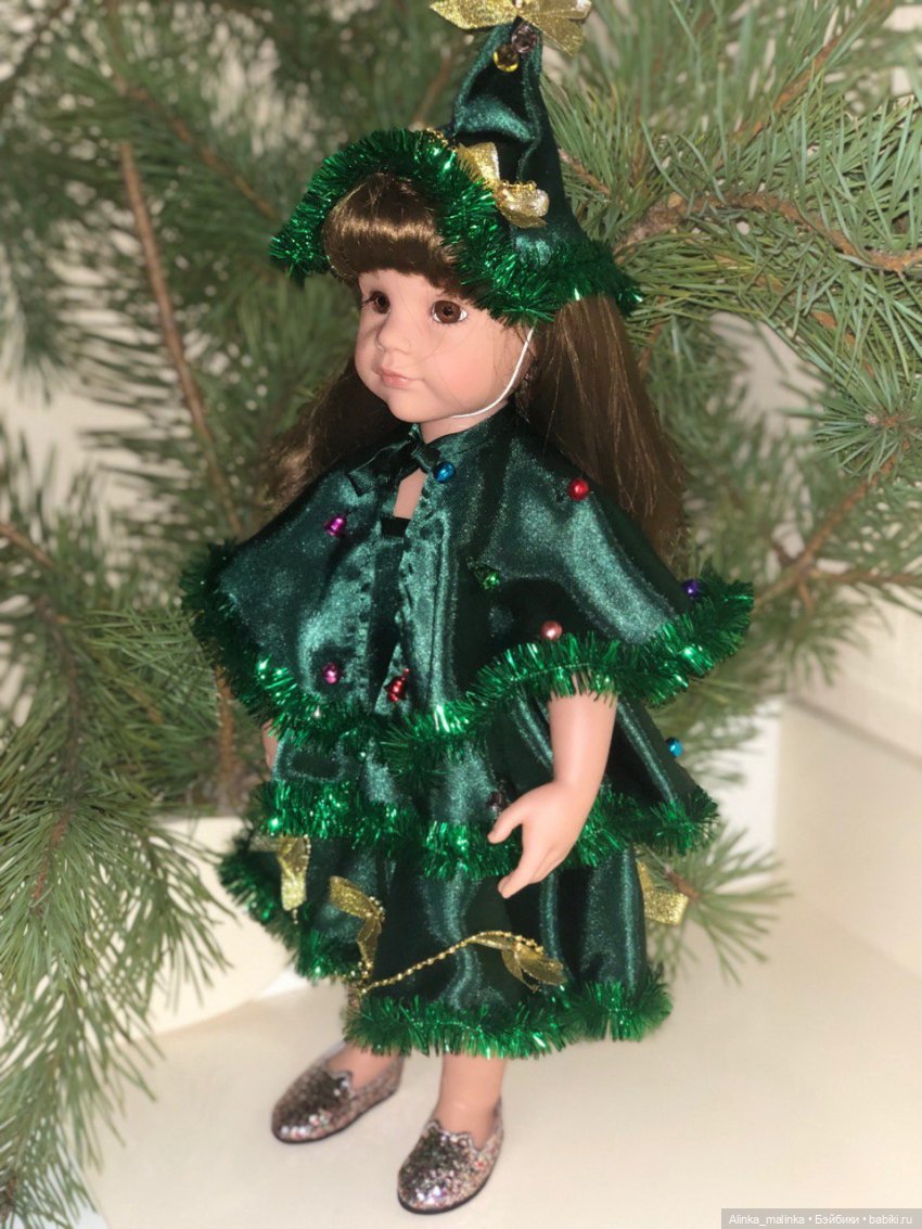Новогодний костюм ёлочки для внучкиной Ханночки (фото 2)