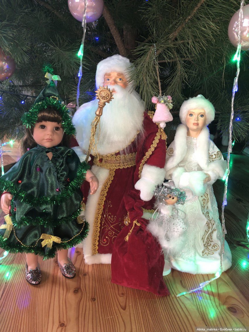 Новогодний костюм ёлочки для внучкиной Ханночки