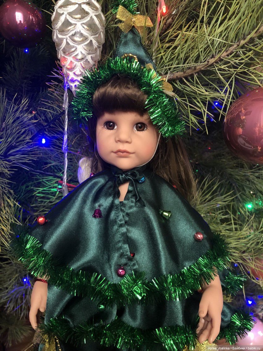 Новогодний костюм ёлочки для внучкиной Ханночки (фото 7)
