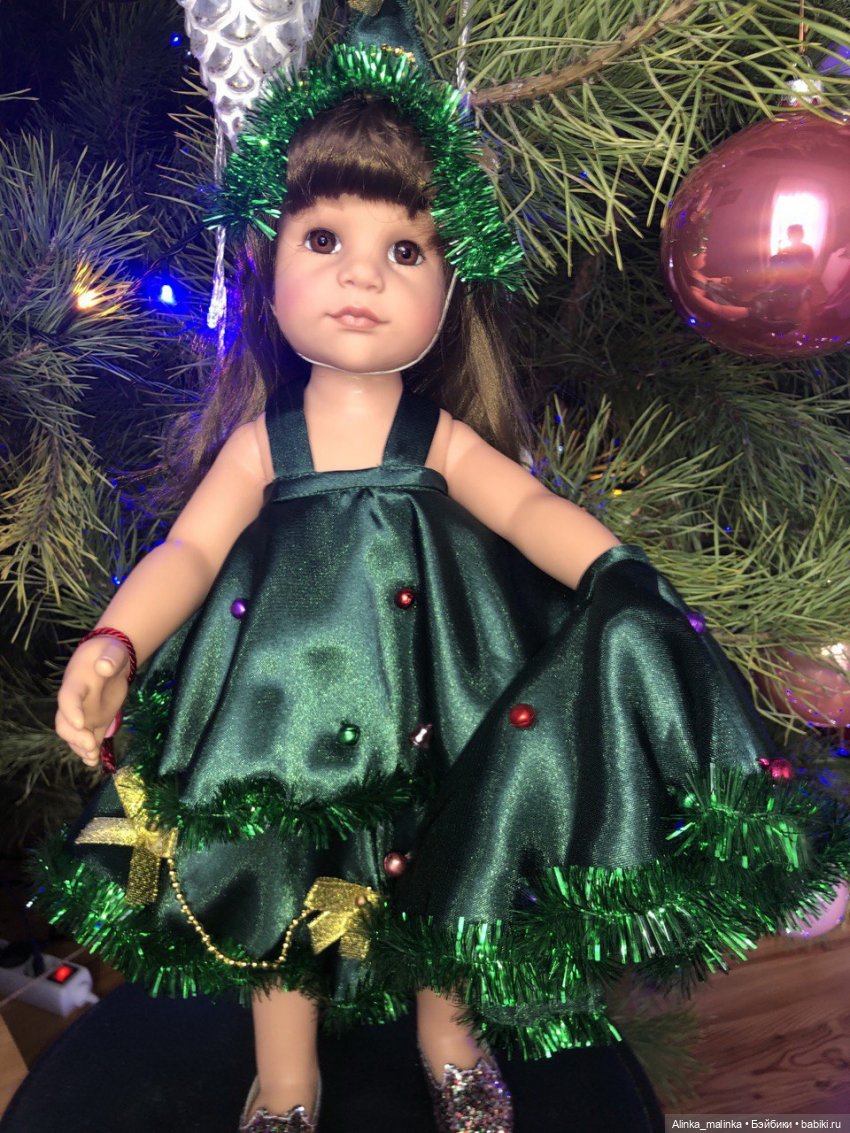 Новогодний костюм ёлочки для внучкиной Ханночки