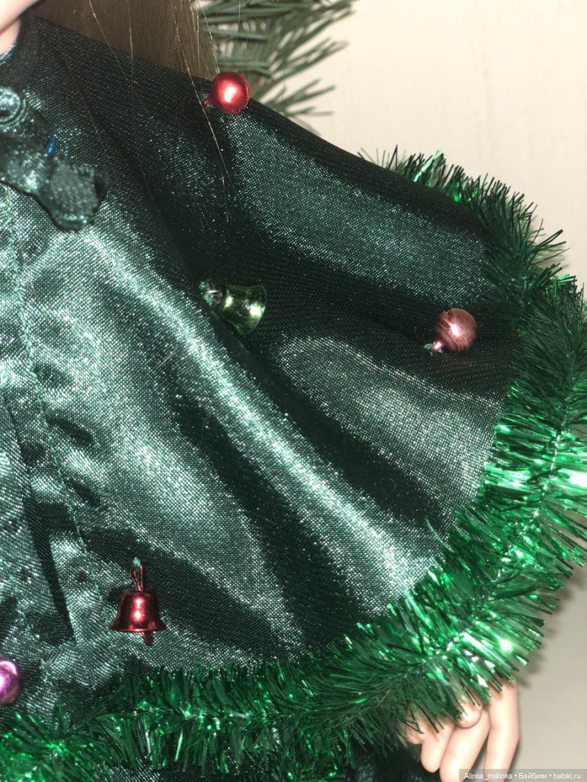 Новогодний костюм ёлочки для внучкиной Ханночки